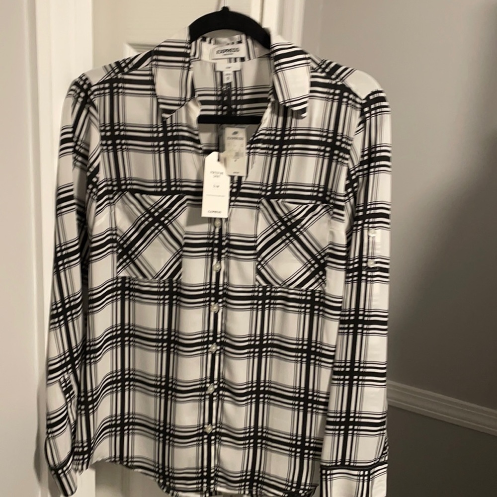 Express Portofino shirt size medium slim new with tags